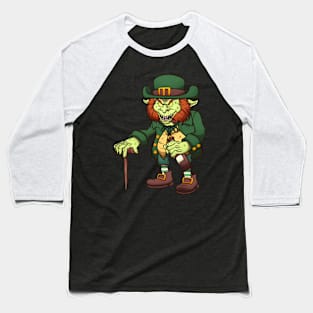 Evil Leprechaun Baseball T-Shirt